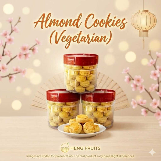 Vegetarian Almond Cookies Chinese New Year snack in Singapore