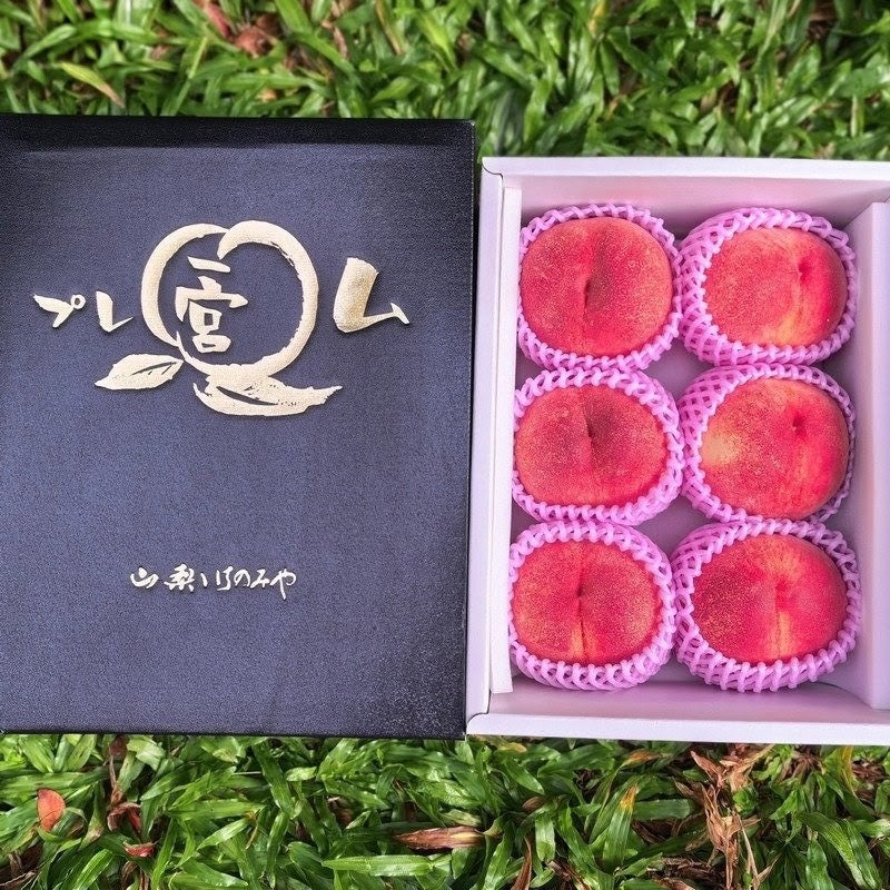 山梨黑一宫桃 礼盒 Ichinomiya Peach Black Box