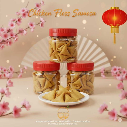 Chicken Floss Samosa Chinese New Year snack in Singapore
