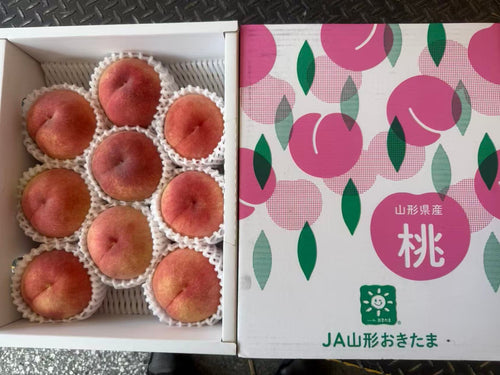 山形特秀桃 Yamagata Premium Grade Peach 3kg± (9玉) | Premium Peach from Yamagata | Heng Fruits Singapore