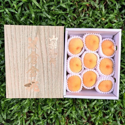山梨米倉黄金桃 Yamanashi Yonekura Golden Peach 2kg / 6 to 9pcs | Premium Peach from Yamanashi, Japan | Heng Fruits Singapore