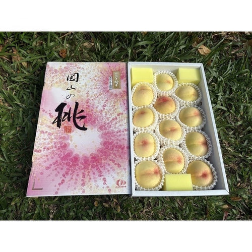 冈山清水白桃 Okayama Shimizu White Peach 4kg | Premium Peach from Okayama | Heng Fruits Singapore