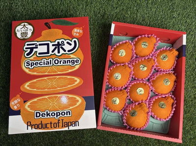 太豊尖头柑礼盒 Taiho Dekopon Citrus Gift Box 3kg 10玉 | Premium Dekopon from Japan | Heng Fruits Singapore