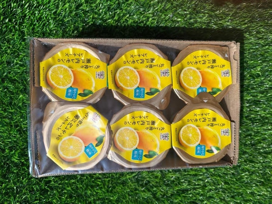 神户出品瀏户内柠檬奶酪甜点 Kobe Crafted Setouchi Lemon Rare Cheese Dessert 570g 6pcs | Premium Japanese Dessert | Heng Fruits Singapore